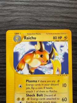 Pokemon TCG Raichu Expedition Base Set 61/165 Card, Regular Rare - Image 2
