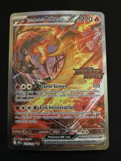 Team Rocket's Moltres ex - (Destined Rivals Stamp) 229/182 Miscellaneous Cards & - Image 1