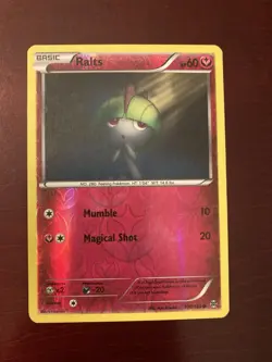 Ralts 100/162 XY BREAKthrough Reverse Holo Pokemon TCG Card - Image 1