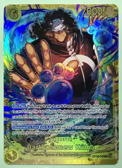 OP12-119 Bartholomew Kuma SEC Alt Art AA One Piece Card Game TCG CCG English - Image 1