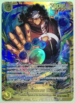 OP12-119 Bartholomew Kuma SEC Alt Art AA One Piece Card Game TCG CCG English - Image 2
