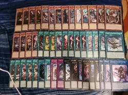 Yugioh 48 Card K9 Fur Hire Deck Core Radiant Typhoon Rafael Wiz Rex Jokul - Image 1