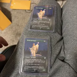 PLAYSET Of 4 Elvish Harbinger (Borderless) Mtg Lotr - Image 5