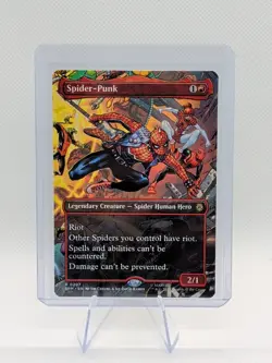 Magic The Gathering Spider-Man Spider-Punk 0207 Borderless Non-Foil - Image 1