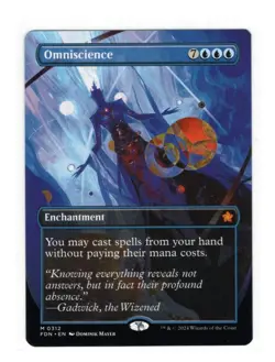 Omniscience | Borderless | NM | MTG | 0312 | Mythic | FDN - Foundations - Image 1