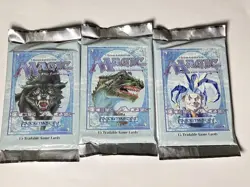 Ice Age Booster Pack Magic the Gathering MTG Sealed 3 packs 065078 - Image 2