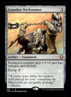 Loxodon Warhammer LP Light Play Commander Legends MTG [11933] - Image 1