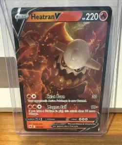 Heatran V - 025/189 Pokemon Astral Radiance Sword & Shield Ultra Rare Card NM/M - Image 1