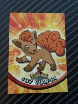 Vulpix #37 1999 Topps - Lightly Played - Pokemon - Image 1
