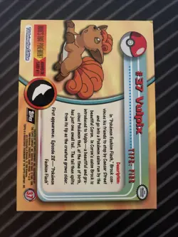 Vulpix #37 1999 Topps - Lightly Played - Pokemon - Image 2