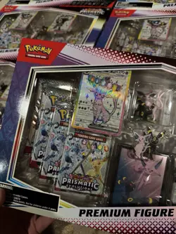(6x) Pokemon TCG Scarlet & Violet Prismatic Evolutions Premium Figure Collection - Image 3