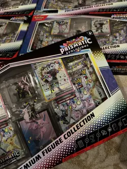 (6x) Pokemon TCG Scarlet & Violet Prismatic Evolutions Premium Figure Collection - Image 4