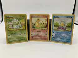 Pokemon Base Set 2 Starters Lot Bulbasaur/Charmander/Squirtle - Image 1