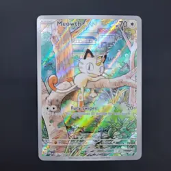 Pokemon TCG Meowth 106/094 Illustration Rare Phantasmal Flames Near Mint - Image 3