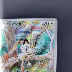 Pokemon TCG Meowth 106/094 Illustration Rare Phantasmal Flames Near Mint - Image 5