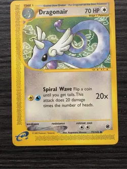 Pokemon TCG Dragonair Expedition Base Set 75/165 2002 - Image 3