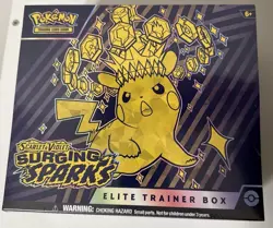 Pokemon Scarlet and Violet SURGING SPARKS Elite Trainer Box FACTORY SEALED ETB - Image 2