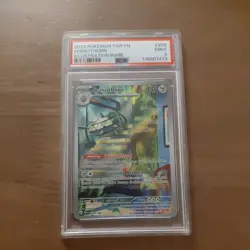 PSA9 Pokemon English Ferrothorn 209/182 Illustration Rare SV04 Paradox Rift Holo - Image 1