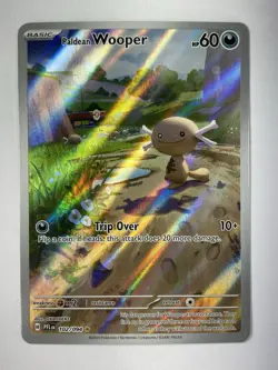 Pokemon: Paldean Wooper Illustration Rare IR Full Art Holo 102/094 (Near Mint) - Image 1