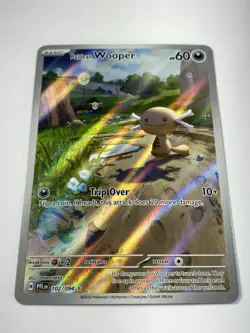 Pokemon: Paldean Wooper Illustration Rare IR Full Art Holo 102/094 (Near Mint) - Image 2