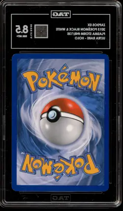 Pokemon Zapdos EX Plasma Storm Holo Ultra Rare #48 TAG 8.5 - Image 2