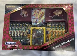 Pokemon TCG Shiny Zamazenta Crown Zenith Premium Figure Collection SEALED - Image 1