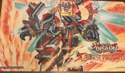 Yu-Gi-Oh! BURST PROTOCOL PLAYMAT FULL SIZE BRAND NEW W/ FIELD CENTER CARD KONAMI - Image 1