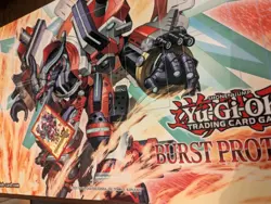 Yu-Gi-Oh! BURST PROTOCOL PLAYMAT FULL SIZE BRAND NEW W/ FIELD CENTER CARD KONAMI - Image 4