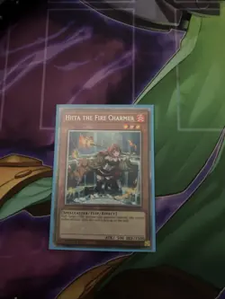 Yu-Gi-Oh! TCG Hiita The Fire Charmer (Starlight Rare) 1st Edition CH02-EN002 - Image 1