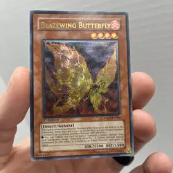 USA Seller Yugioh Blazewing Butterfly TAEV-EN089 1st Edition Ultimate Rare - Image 1