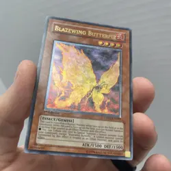 USA Seller Yugioh Blazewing Butterfly TAEV-EN089 1st Edition Ultimate Rare - Image 3