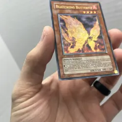 USA Seller Yugioh Blazewing Butterfly TAEV-EN089 1st Edition Ultimate Rare - Image 4