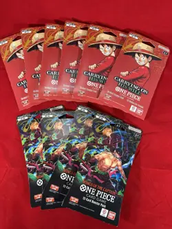 Lot Of 6x One Piece OP13 - 4x OP06- Sealed blister packs - Image 1