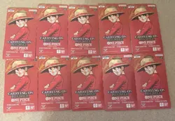 OP-13 ONE PIECE Carrying On His Will Sleeved Boosters x 10 packs ENGLISH - Image 1