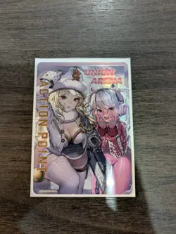 Union Arena Nikke Goddess Of Victory Rare Battle (Gold) Foil Action Point Promo - Image 1