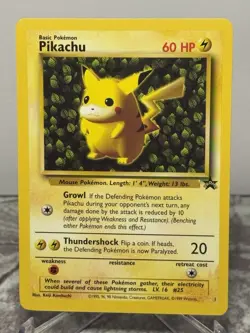 Pikachu - 1 - Pokemon Wizards Black Star Promo Card NM - Image 1