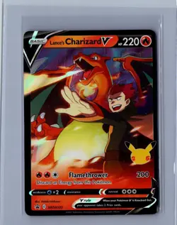 Lance's Charizard V - SWSH133 Promo Cards NM Holofoil Pokemon - Image 1