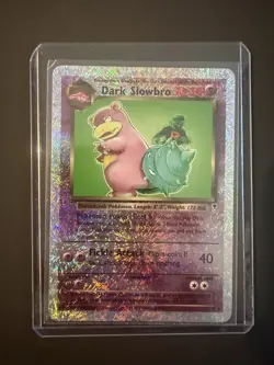 Dark Slowbro 8/110 Legendary Collection Reverse Holo Card DAMAGED - Image 4