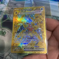 Garchomp EX 260/182 Sv04: Paradox Rift Holo Hyper Rare Pokemon Card NM Gold - Image 3