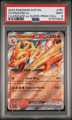 Charizard ex 161 Sv: Scarlet & Violet Promo Cards Holo PSA 9 - Image 1
