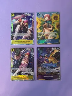 One Piece TCG English OP14- Azure Sea’s 12 Card Lot: SR, SR*, Alt Art, Promo - Image 2