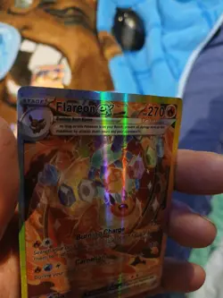 Pokemon TCG Flareon EX Prismatic Evolutions Holo Card 146/131 SV - Image 3
