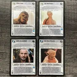 Star Wars CCG Reflections III 3 Premium Lot 29/100 Cards MAINS Yoda, Leia & More - Image 1