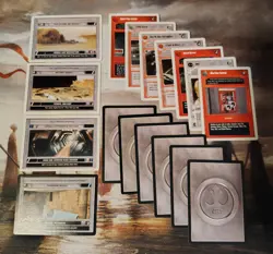 MUST LOOK 1000+ (4LBS) VINTAGE STAR WARS CCG TRADING/PLAYING CARDS NO RESERVE - Image 4