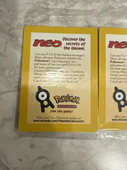 Pokemon Entei Promo Cards SEALED Movie Promo NEW Neo 2001 (2 Cards) - Image 3