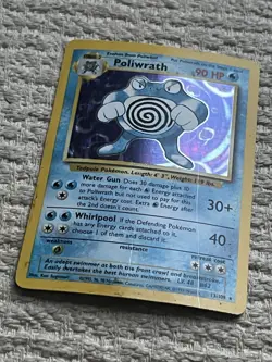 Poliwrath - 15/130 - Pokemon Base Set 2 Holo Rare Card WOTC HP - Image 3