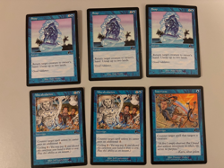 Magic the Gathering Urza's Legacy Cards - Blue Mana. - Image 1