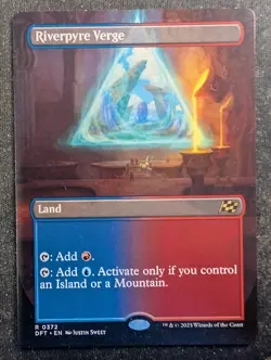Riverpyre Verge - Borderless - Aetherdrift (MTG) - Image 1