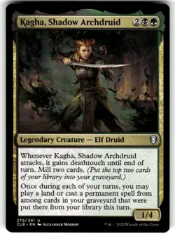 Kagha, Shadow Archdruid , Commander Legends: Battle for Baldur's Gate , #279 - Image 1
