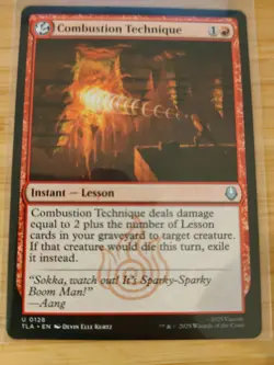 MTG Combustion Technique 0128 Avatar: The Last Airbender M/NM Free UK P&P - Image 1